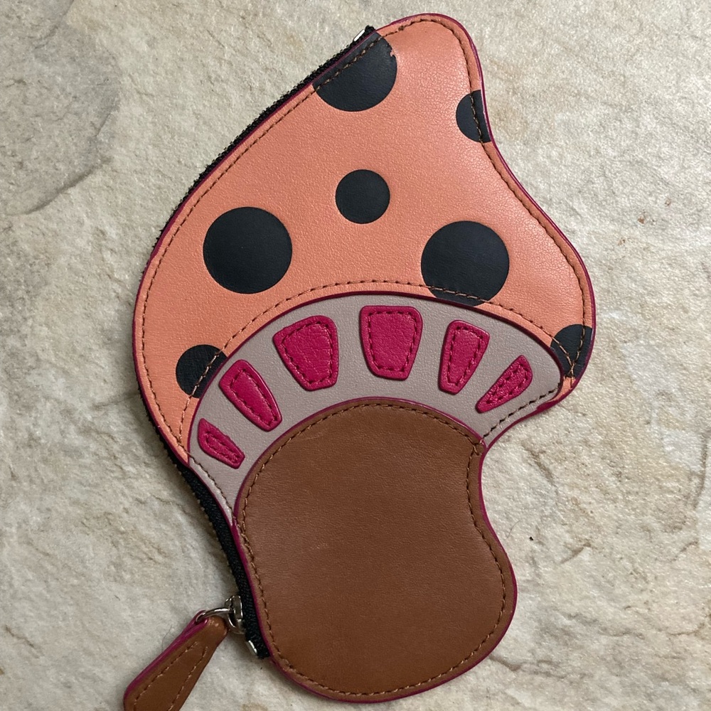 Coach Mushroom Alice in Wonderland wallet RARE